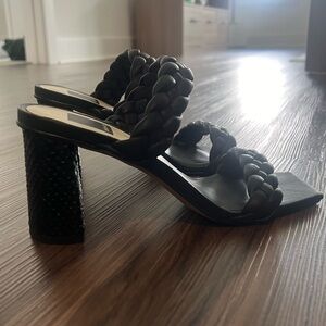 Dolce Vita Black braided heels